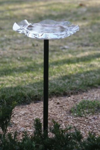 Birds Choice Staked & Pedestal Bird Baths Acrylic Bird Bath On Pole