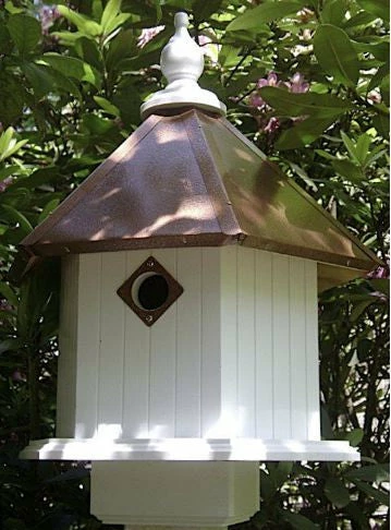 The Birdhouse Chick Vinyl Birdhouses Gardenia Birdhouse In Vinyl/PVC