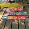 Studio M Vinyl Art Pavers- Set/3 Garden Stakes & Whirligigs