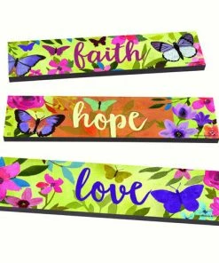 Studio M Vinyl Art Pavers- Set/3 Garden Stakes & Whirligigs