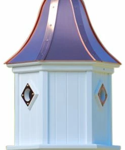 The Birdhouse Chick Copper Roof Birdhouse 28x12- 3 Portals
