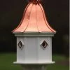 The Birdhouse Chick Copper Roof Birdhouse 34x14 Ribbon Detail 4 Portals