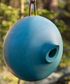 Byer Of Maine Unique Birdhouses Ellipse Wooden Birdhouse- 3 Colors