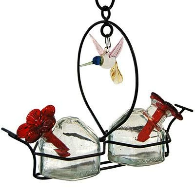 The Birdhouse Chick Hummingbird Feeders Bouquet Deluxe Hummingbird Feeder