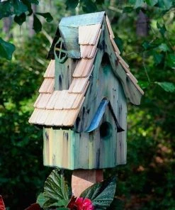 Heartwood Boyds Bungalow Cypress Birdhouse Unique Birdhouses
