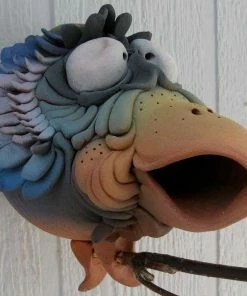 Doug Fey Colorful Looney Bird Birdhouse