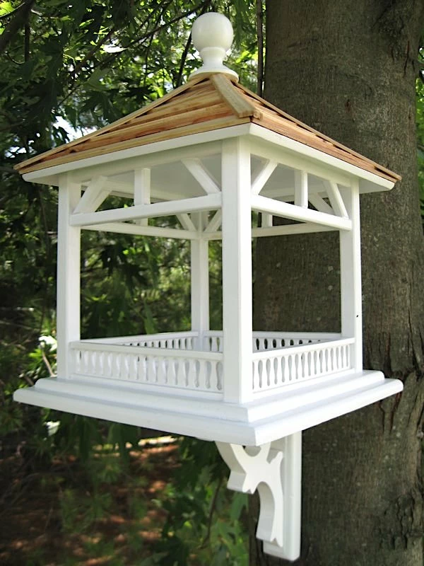 Home Bazaar Unique Bird Feeders Dream House Bird Feeder With Bracket