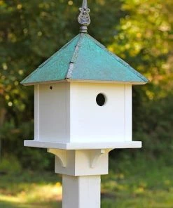 Heartwood Copper Roof Birdhouses SkyBox Copper Roof Birdhouse