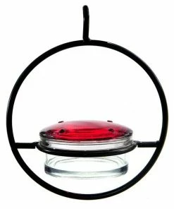 Couronne Triple Orb Glass Hummingbird Feeder