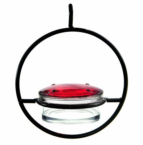 Couronne Triple Orb Glass Hummingbird Feeder