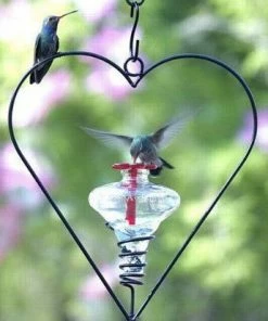 Parasol Hummingbird Feeders Mini-Blossom Heart Hummingbird Feeder