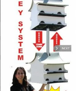 S&K Manufacturing Purple Martin Houses 10 Family Martin House - Starling Resistant