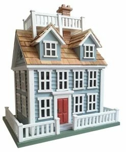 Home Bazaar Nantucket Birdhouse- Two Nest Unique Birdhouses