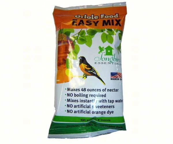 Songbird Essentials Oriole Nectar Mix - 48 Oz. Yield Fruit, Jelly & Mealworm Feeders