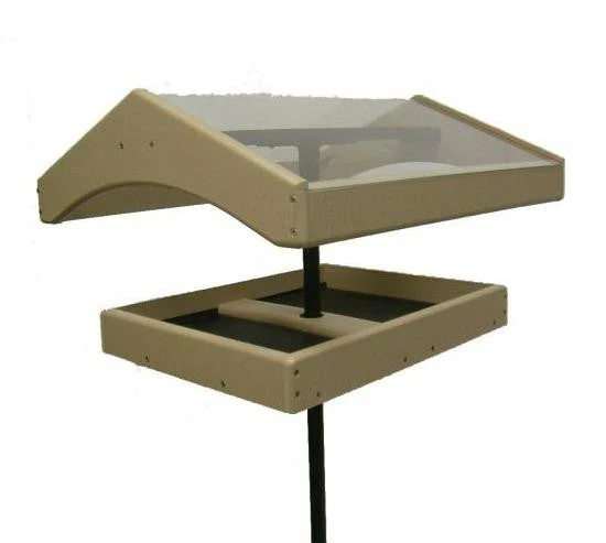 Birds Choice Recycled Pole Topper & Weather Guard