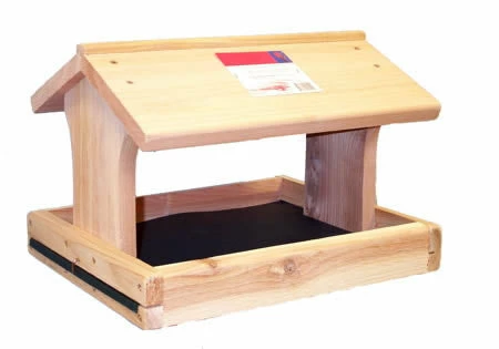 Songbird Essentials Unique Bird Feeders Fly-Thru Bird Feeder With Removable Tray