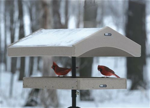 Birds Choice Recycled Pole Topper & Weather Guard