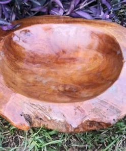 The Birdhouse Chick Home & Garden Accents Decorative Teak Wood Bowls