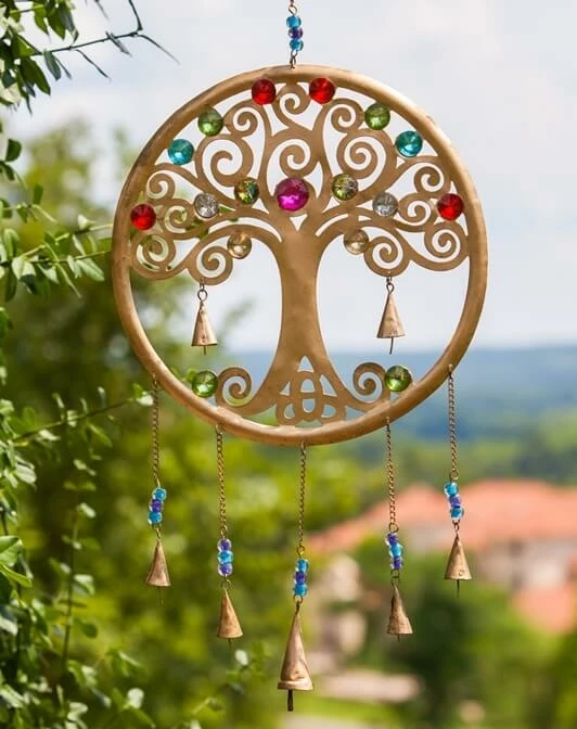 Evergreen Enetrprises Tree Of Life Garden Bell Wind Chimes