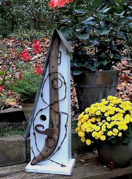 The Birdhouse Chick Vinatge Farm Birdhouses- 3 Styles