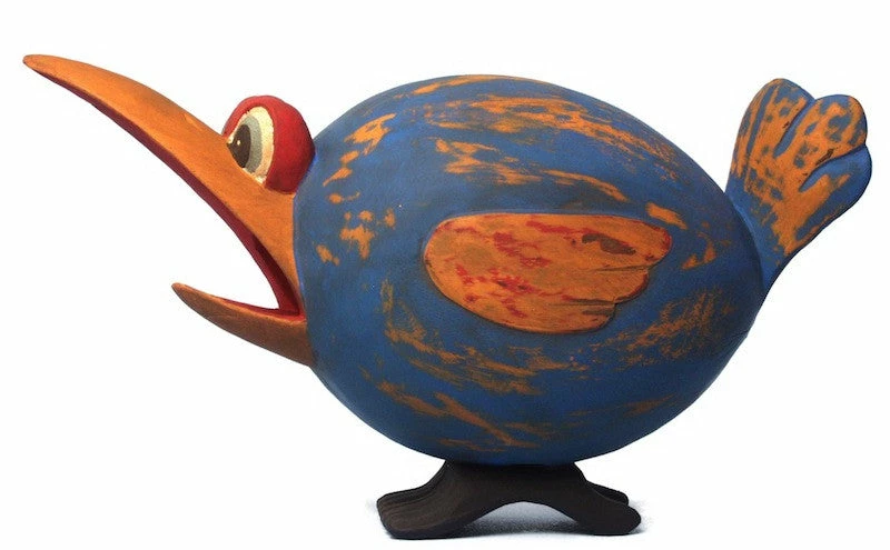 Bobbo Unique Birdhouses Looney Bird Wooden Birdhouse