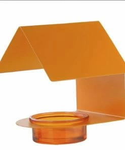 Couronne Fence-Post Bluebird Feeder- Blue Or Orange