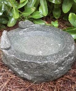 The Birdhouse Chick Deck & Ground Bird Baths Granite Bird Bath