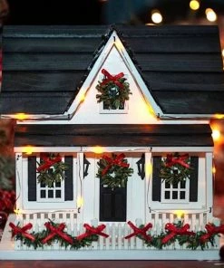 Home Bazaar Unique Birdhouses Lighted Holiday Birdhouse