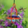 Couronne Red Orb With Perch Hummingbird Feeder