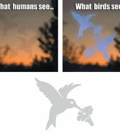 Shock Logistics Window Alert Decals- Prevent Bird Strikes