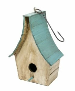 The Birdhouse Chick Boho Chalet Hanging Birdhouse- 4 Colors